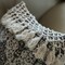 16" Handwoven Cotton Throw Pillow Cover with Traditional Pattern and Tasseled Top